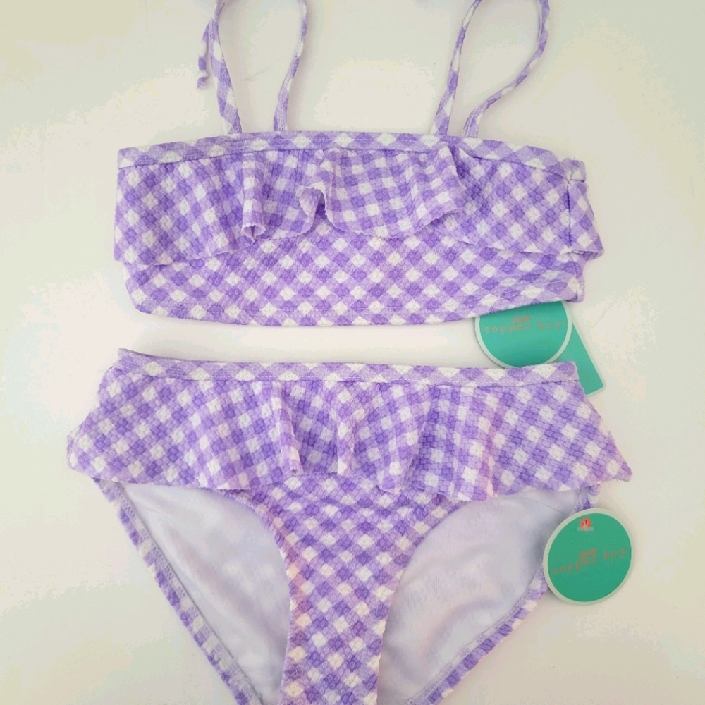 Copper Key Gingham Two Piece